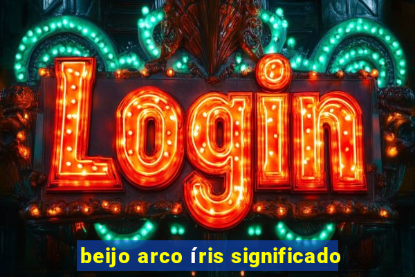 beijo arco íris significado